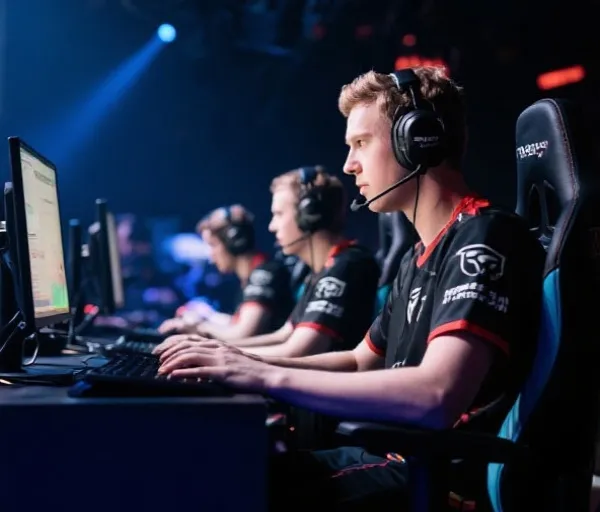 顶级电竞赛事现场