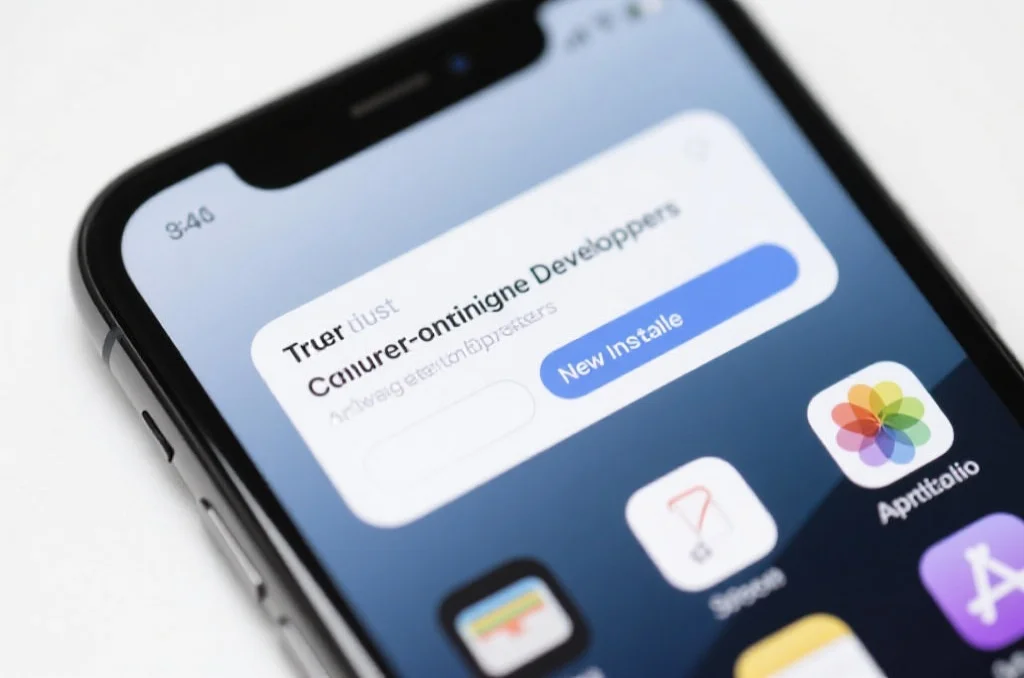 iOS手机信任雷火电竞app开发者