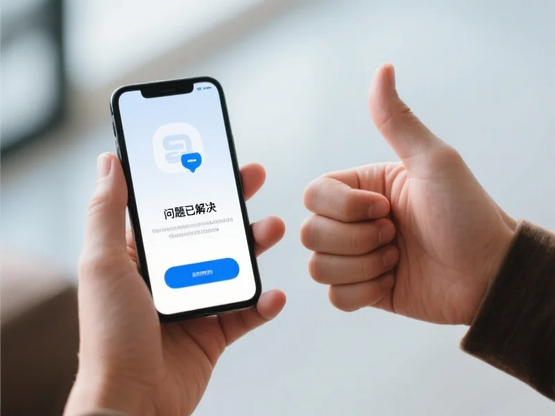 用户满意：问题得到高效解决