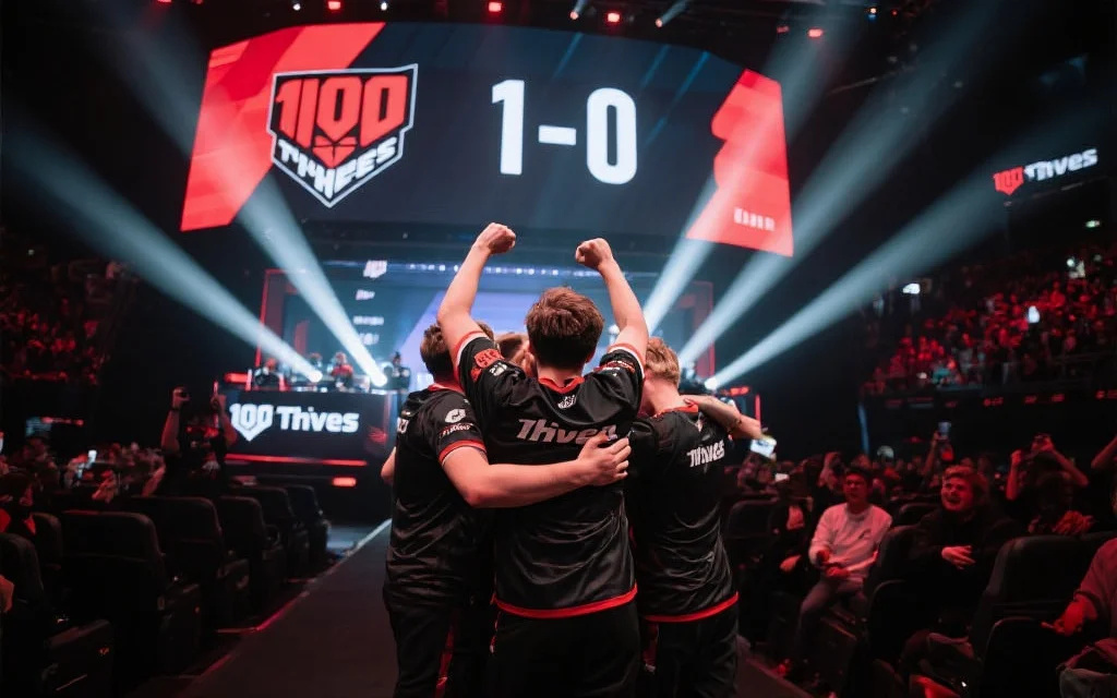 爆冷！100 Thieves 首日 1–0 击败 BLG——北美执行力与目标控场的胜利